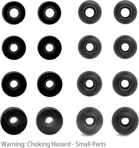 [8 أزواج] أطراف أذن بديلة لـ Bmanl T16، مع مجموعة تنظيف 3 في 1، وأطراف أذن من السيليكون (XS/S/M/L) in Kuwait