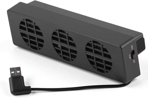 مروحة تبريد USB، 3 مراوح حامل قاعدة تبريد لوحدة التحكم مع تصميم مضغوط قابل للتعديل in Kuwait