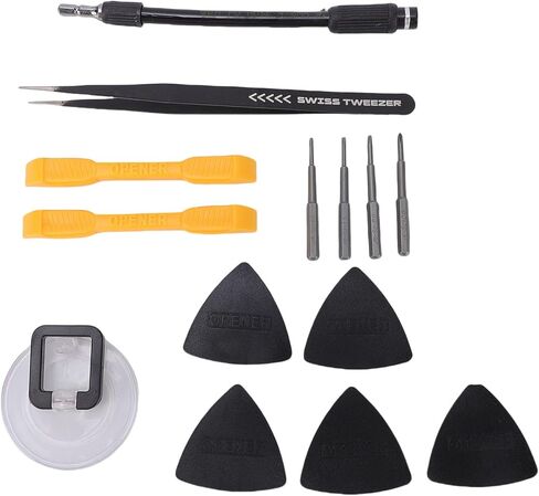 YWBL-WH Accurate Mini Screw Driver Kit, 116Pcs CR V Steel Bits 4Pcs S2 Steel Screw Drivers with Magnetizer Demagnetizer Tool, for Laptop Computer Phone Watch Console Repair in Kuwait