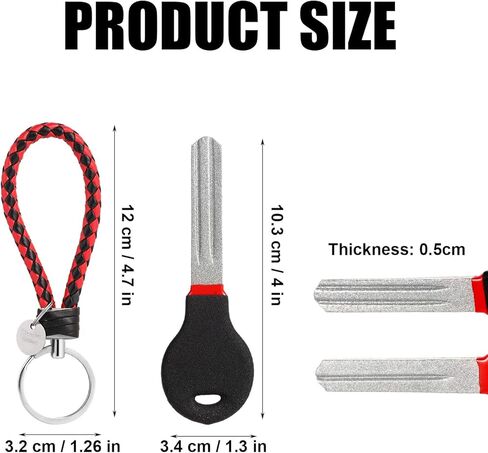 Fish Hook Sharpener, 4 Inch Double-Sided Diamond 800/600 Grit Fishing Hook File Sharpener and Honer Portable Fish Hook Grinder with Woven Red String in Saudi Arabia