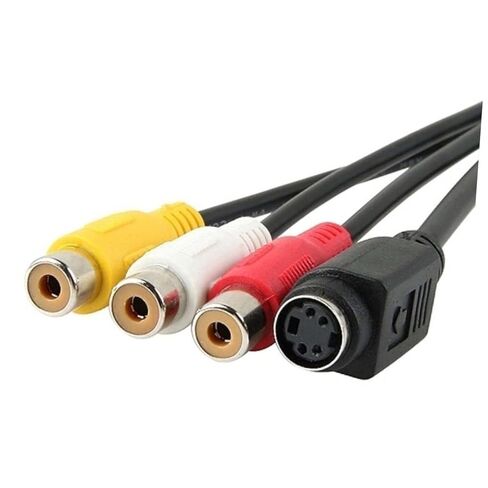 Housoutil Vga لتحويل كابل S-Video Mini Connector متوافق مع أجهزة الكمبيوتر المحمولة وأجهزة الكمبيوتر المحمولة in Kuwait