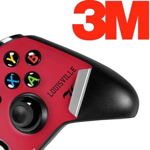 ملصق Skinit المخصص للألعاب متوافق مع وحدة تحكم Xbox One S - تصميم مرخص رسميًا من College Louisville Cardinals in Kuwait