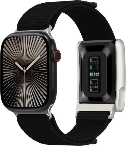 omee حزام رياضي من النايلون متوافق مع Whoop 5.0 Apple Watch Combo Band، حزام رياضي منسوج مرن مضفر لـ iWatch Ultra/Ultra 2، السلسلة 10 49 مم 46 مم 45 مم 44 مم 38 مم 40 مم 42 مم SE/9/8/7/6/5/4/3/2/1 in Kuwait