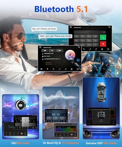 8Core 4G + 64G Android Car Stereo for Honda Civic 2006 to 2011 Apple CarPlay Android Auto, 9IN IPS Touch Screen for Civic Head Unit 5G WiFi GPS Navi FM RDS EQ DSP Audio Receiver SWC Camera in Saudi Arabia