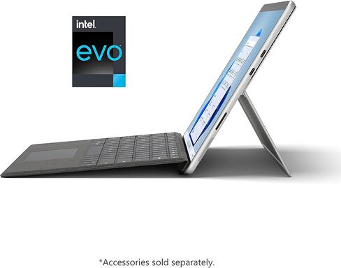 شاشة لمس Microsoft Surface Pro 8-13 بوصة - منصة Intel Evo Core i7-1185G7 - ذاكرة 32 جيجابايت - SSD 1 تيرابايت - الجهاز فقط - نظام التشغيل Windows 11 Pro البلاتيني (أحدث طراز) (متجدد) in Kuwait