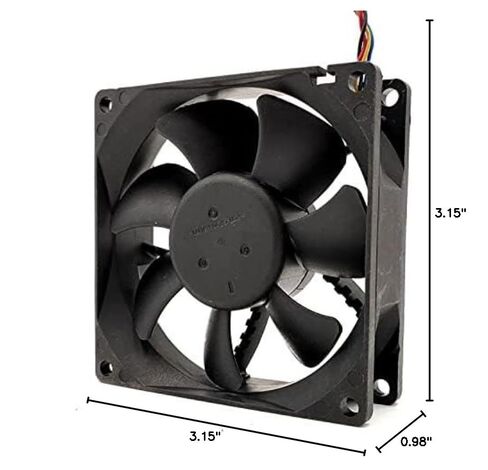 ل QUR0812SH DC12V 0.50A 8 سنتيمتر 8025 مروحة التبريد in Kuwait