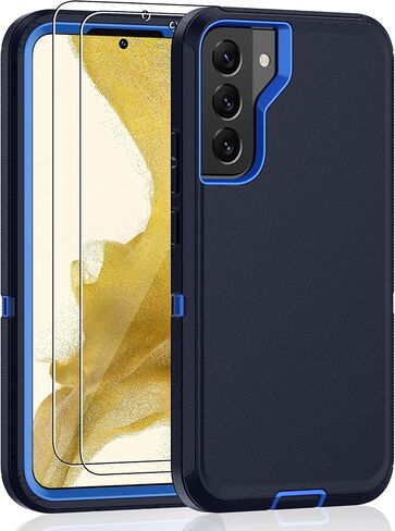 for Samsung Galaxy S10e Case, 3-Layer Full Body Heavy Duty Rugged Bumper Cover, Shockproof Drop Proof Protection Case for Samsung Galaxy S10e, Black in Saudi Arabia