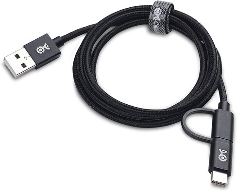 Cable Matters 2-Pack 2-in-1 USB-C Cable (USB Type-C) مع محول USBCto Micro USB مربوط بطول 3.3 قدم لهاتف Samsung Galaxy S9 وS8 وNote 8 والمزيد in Saudi Arabia
