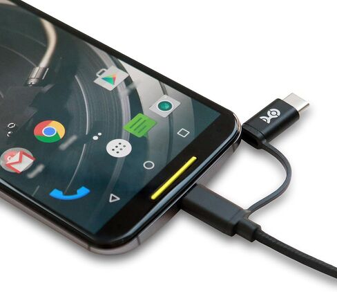 Cable Matters 2-Pack 2-in-1 USB-C Cable (USB Type-C) مع محول USBCto Micro USB مربوط بطول 3.3 قدم لهاتف Samsung Galaxy S9 وS8 وNote 8 والمزيد in Saudi Arabia