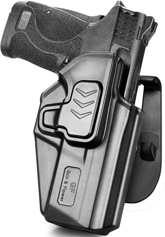 OWB Holster for M&P Shield 9mm Equalizer & EZ & 380 EZ, Red Dot Compatible, Index Finger Release, 360 Adjustable Paddle/Belt Clip – Right Handed Fit for Smith & Wesson M&P Shield Equalizer & EZ Series in Saudi Arabia