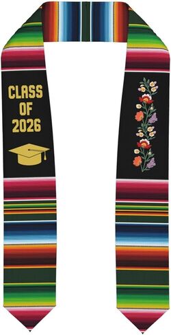 التخرج المكسيكي Sash Virgen de Guadalupe San Judas - سرق التخرج من 2025 - Stoles للتخرج 2025 in Saudi Arabia