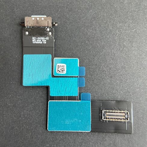 Dedyel Dock Connector متوافق مع iPad Air (M2) الجيل السادس 13 بوصة A2898 A2899 A2900 2024 كابل مرن لتجميع منفذ الشحن (أسود) in Kuwait