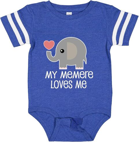 inktastic Memere Grandma Loves Me Baby Bodysuit in Saudi Arabia