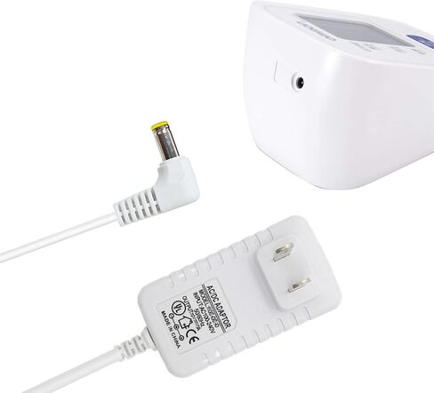 محول تيار متردد بديل لجهاز مراقبة ضغط الدم اومرون Hem-ADPTW5 BP5250 BP7250 BP7350 شاحن سلك إمداد الطاقة 6 فولت أبيض in Kuwait