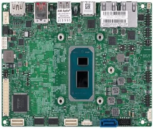 اللوحة الأم للخادم Supermicro X12STN-H-WOHS، وحدة SBC مدمجة مقاس 3.5 بوصة، ومعالج Intel® الجيل الحادي عشر Core™ i7-1185GRE، ثنائي 2.5 جيجابت، بدون Hestsink in Kuwait