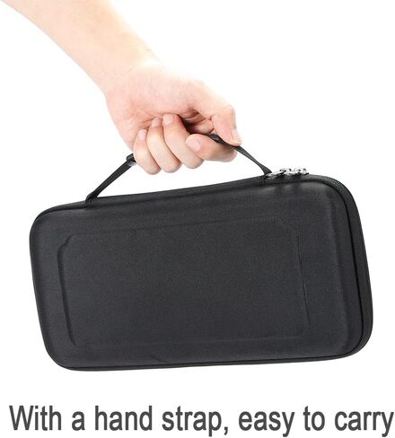 RAIACE Hard Storage Case Compatible with Logitech MX Keys Mini Advanced Illuminated Keyboard. (Case Only, Not Include The Device)- Black(Black Lining) in Saudi Arabia