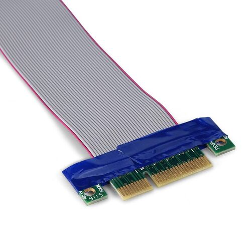 كابل شريط PCI Express من Keenso لتمديد بطاقة الرسومات - سهل التركيب، مناسب لحافظات الكمبيوتر والخوادم (PCI-E 4X إلى 4X) in Kuwait