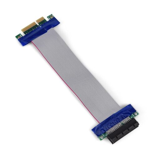 كابل شريط PCI Express من Keenso لتمديد بطاقة الرسومات - سهل التركيب، مناسب لحافظات الكمبيوتر والخوادم (PCI-E 4X إلى 4X) in Kuwait