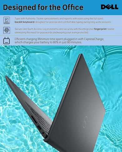 كمبيوتر محمول Dell DC15250 شاشة لمس FHD مقاس 15.6 بوصة للأعمال والطلاب، الجيل الثالث عشر Intel 10-Core i7-1355U (حتى 5.0 جيجاهرتز)، ذاكرة الوصول العشوائي 32 جيجابايت، 1 تيرابايت SSD، لوحة مفاتيح بإضاءة خلفية، قارئ بصمات الأصابع، Wi-Fi 6، Windows 11 Pro in Kuwait