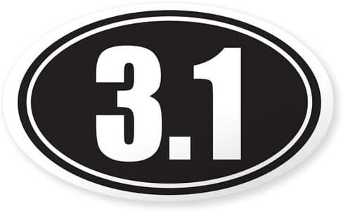 CafePress 3.1 Black Oval Oval Car Bumper Sticker in Saudi Arabia