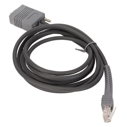 كابل تسلسلي RS232، كابل ماسح الباركود PVC RJ45 مع واجهة RS232 القياسية، لطراز سلسلة الرمز LS1203 LS2208 LS4208 LS9203 LS9208 LS7808 LS7708 DS6708 LS3008 in Kuwait