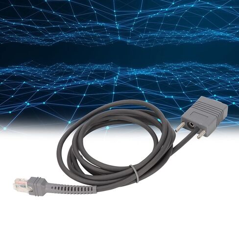 كابل تسلسلي RS232، كابل ماسح الباركود PVC RJ45 مع واجهة RS232 القياسية، لطراز سلسلة الرمز LS1203 LS2208 LS4208 LS9203 LS9208 LS7808 LS7708 DS6708 LS3008 in Kuwait