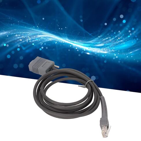 كابل تسلسلي RS232، كابل ماسح الباركود PVC RJ45 مع واجهة RS232 القياسية، لطراز سلسلة الرمز LS1203 LS2208 LS4208 LS9203 LS9208 LS7808 LS7708 DS6708 LS3008 in Kuwait