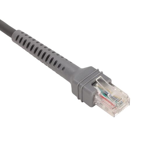 كابل تسلسلي RS232، كابل ماسح الباركود PVC RJ45 مع واجهة RS232 القياسية، لطراز سلسلة الرمز LS1203 LS2208 LS4208 LS9203 LS9208 LS7808 LS7708 DS6708 LS3008 in Kuwait