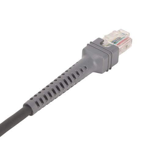 كابل تسلسلي RS232، كابل ماسح الباركود PVC RJ45 مع واجهة RS232 القياسية، لطراز سلسلة الرمز LS1203 LS2208 LS4208 LS9203 LS9208 LS7808 LS7708 DS6708 LS3008 in Kuwait