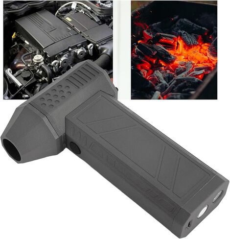 Compressed Air Duster, 130000 RPM Portable Handheld with Flashlight SOS Function, Rechargeable Multi Functional Electric Air Duster for Cars Computers Keyboards (Gray) in Saudi Arabia