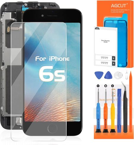 استبدال شاشة iPhone 6S الأصلية مع زر الصفحة الرئيسية لشاشة iPhone 6S LCD A1633، A1688، A1700 أجزاء إصلاح مجموعة محول الأرقام لشاشة اللمس in Kuwait