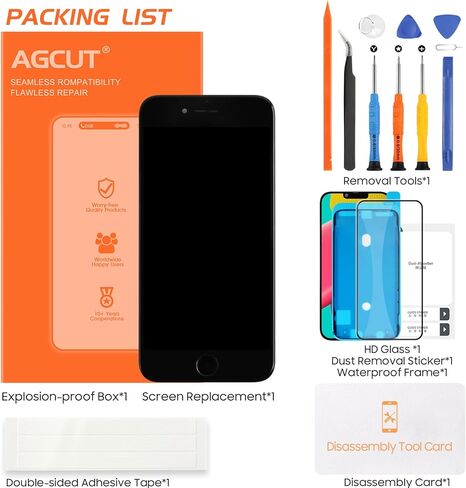 استبدال شاشة iPhone 6S الأصلية مع زر الصفحة الرئيسية لشاشة iPhone 6S LCD A1633، A1688، A1700 أجزاء إصلاح مجموعة محول الأرقام لشاشة اللمس in Kuwait