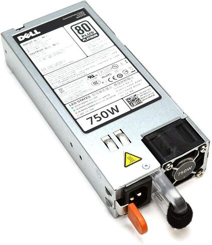 Dell Original OEM PowerEdge R820 R720 R620 R520 PSU 750W Power Supply DPS-750AB-2 Switching P/S D750E-S1 Server Power Source (متجدد) in Kuwait