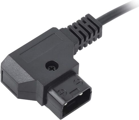 DTAP to DC Port Power Supply Cable, DC Monitor Supply Cable, Plastic Black Spring Power Wire 40-80cm Length with Lock Fixed More Stable for BMCC BMPC ATOMOS Monitor in Saudi Arabia