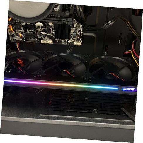 مروحة تبريد بطاقة الرسومات Argb 5v، مبرد RGB صامت لوحدة معالجة الرسومات، مروحة بطاقة فيديو صغيرة بفتحة Pci متوافقة مع نظام تبريد الكمبيوتر المكتبي in Kuwait