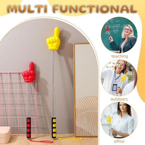 Homoyoyo 2pcs مؤشر المعلمين تلسكوبي قابل للسحب مؤشر المعلم العصي الإصبع للمدرسة الابتدائية مؤتمر التدريس كائن تعليمات الفصول الدراسية in Kuwait