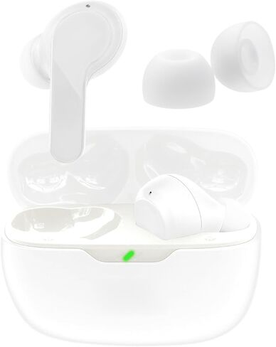 أطراف أذن بديلة لسماعات الأذن JBL Vibe Beam/JBL Vibe Beam 2 / JBL Tune Beam، أطراف وسائد أذن من السيليكون، 9 أزواج (S/M/L) أبيض in Kuwait