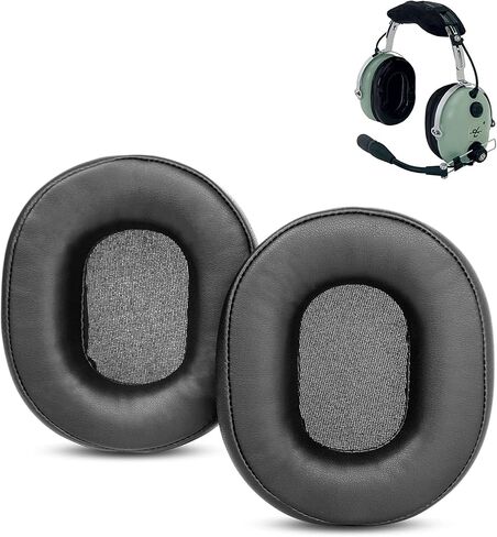Clark H10-40 Earpads Cushion Replacement for David Clark H10-40 H10-13.4 H10-20 H10-30 H10-13S H10-76 H10-60 DC Headsets Ear Covers with Protein Leather in Saudi Arabia