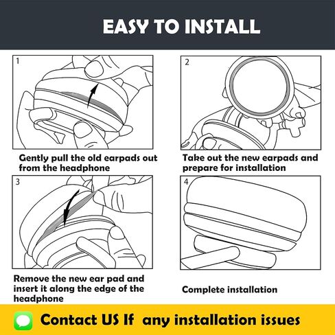 Clark H10-40 Earpads Cushion Replacement for David Clark H10-40 H10-13.4 H10-20 H10-30 H10-13S H10-76 H10-60 DC Headsets Ear Covers with Protein Leather in Saudi Arabia