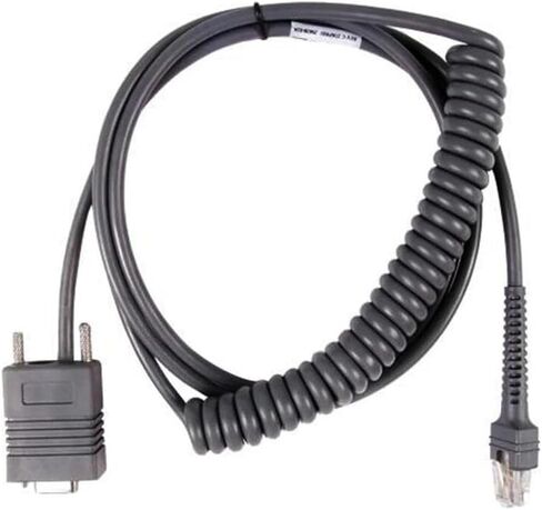 للطابعة 10FT 3M RS232 كابل ملفوف تسلسلي لـ M0torola لـ Symb0l LS2208 LS4208 DS6708 ماسح الباركود - (طول الكابل: 1 قطعة / اللون: 3M RS232) in Kuwait