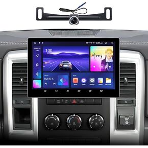 11.5 بوصة (4G+64G) ستيريو راديو السيارة أندرويد لسيارة دودج رام 1500 2500 3500 2009-2012 مع Carplay Android Auto GPS Navigation 5G WiFi Bluetooth Head Unit استبدال in Kuwait