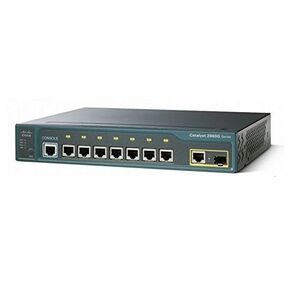 (متجدد) Cisco WS-C2960G-8TC-L Catalyst 2960G-8TC 8 منافذ 10/100/1000 + 1x SFP، صورة قاعدة Lan in Kuwait