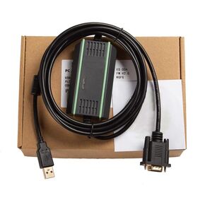 USB-XW2Z-200S-CV + كابل تنزيل الاتصالات القابل للتطبيق PLC كابل برمجة ثابت عالي السرعة نقل كهرومغناطيسي معزول FT232RL رقاقة سوداء 3 متر in Kuwait