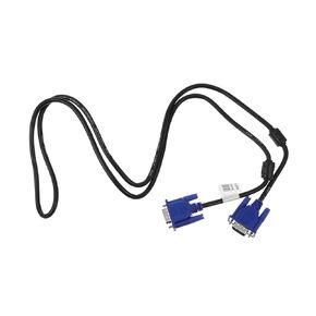 قطعتان من كابل بيانات Vga المتين لجهاز عرض الكمبيوتر المحمول والشاشة، موصل Vga متعدد الوظائف عالي الدقة مع غطاء من البولي إيثيلين المضاد للتداخل in Kuwait