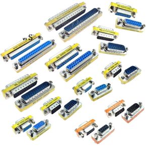 DB9 9Pin DB15 DB25 DB37 Mini Gender Changer Adaptier ذكر إلى أنثى / ذكر إلى ذكر / أنثى إلى أنثى RS232 قابس تسلسلي Com C0innector جديد 2026 عالي لمكونات إلكترونية موثوقة in Kuwait