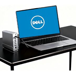 Docking Station for Dell XPS 13 14 15 16 17 Laptop,15-in-1 USB C with 360 ° Rotating Base, 2 * 4K HDMI and 1*DP, 10Gbps USB Port Transfer, RJ45, Audio, SD/TF in Kuwait