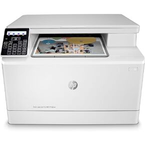HP Color LaserJet Pro M182nw Wireless All-in-One Laser Printer, Remote Mobile Print, Scan & Copy, Works with Alexa (7KW55A) in Saudi Arabia