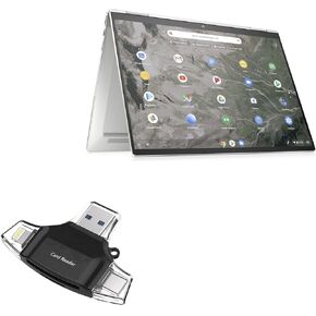 BoxWave Smart Gadget Compatible with HP Elite c1030 Chromebook - AllReader SD Card Reader, microSD Card Reader SD Compact USB - Jet Black in Kuwait