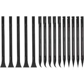 أداة PATIKIL Spudger Pry Tool، 15 قطعة من ألياف الكربون المقاومة للكهرباء الساكنة، مجموعة أدوات إصلاح الأطراف المزدوجة الآمنة للفتح للهواتف المحمولة الذكية والكمبيوتر اللوحي والكمبيوتر المحمول وأجهزة الألعاب الإلكترونية، أسود in Kuwait