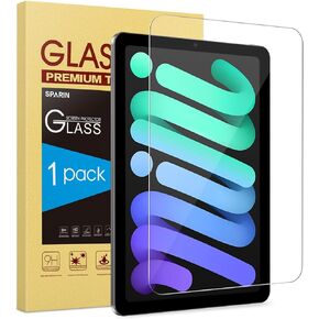 Screen Protector for iPad Mini 7/6 (7th/6th Generation) 8.3 Inch, Tempered Glass for iPad Mini A17 Pro 7th Gen 2024/ 6th Gen 2021, Case Friendly, Apple Pencil Compatible in Kuwait